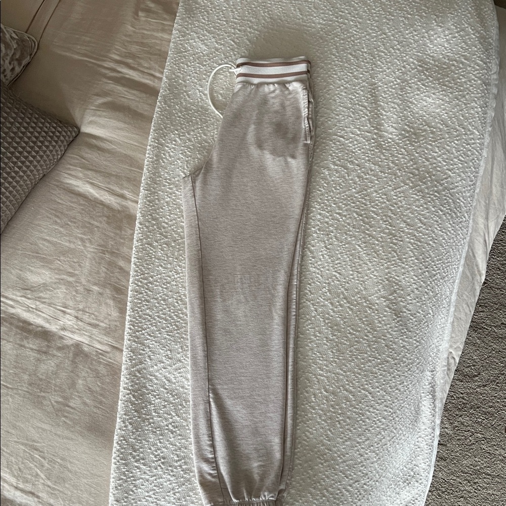 NWOT Z Supply Beige Jogger Sweatpants with drawstring waist. XS